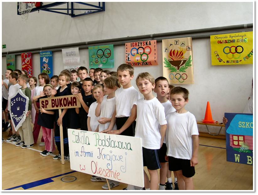 Rok 2006 - Olimpiada Najmodszych Oleszno 2006