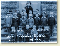 (9/15): Rok 1975 - klasa I z panią Barbarą Kołodziejczyk