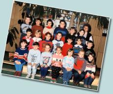(1/8): Rok 1995 - pani Maria Szewczyk z klasą IIa