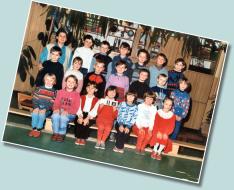 (8/8): Rok 1995 - pani Grażyna Siedlecka z klasą IIb