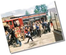(33/47): Rok 2003 - spotkanie ze strażakami